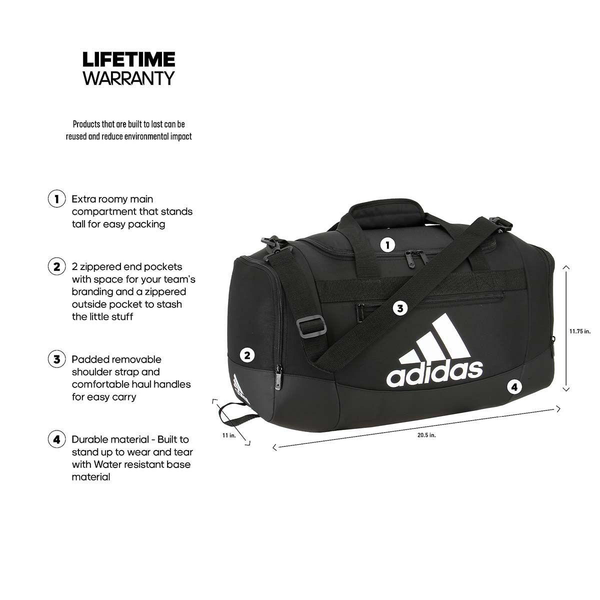 adidas Defender IV Small Duffel adidas Defender IV Small Duffel