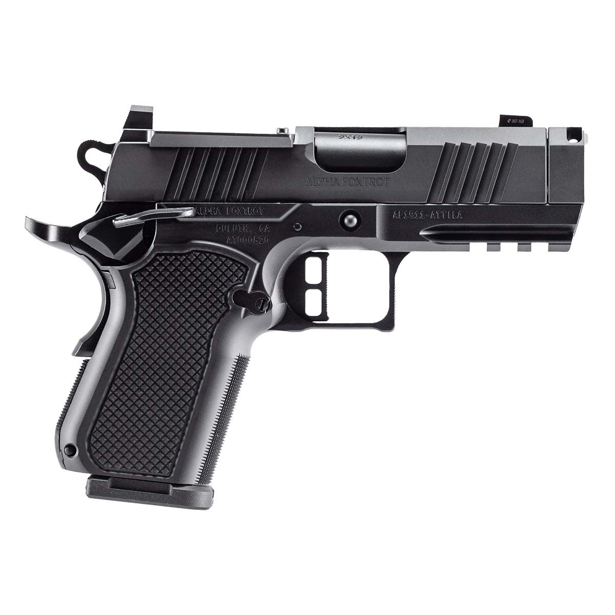 Alpha Foxtrot AF1911 ATTILA 9MM 3.5 15R Pistol