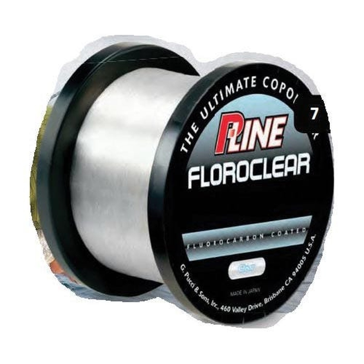 P-line Floroclear 15 lb Fluorocarbon Coated Fishing Line