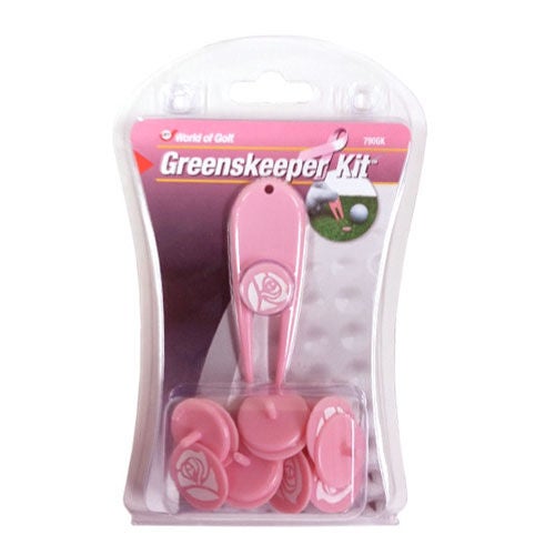 Golf Gifts Pink Greens Keeper Kit
