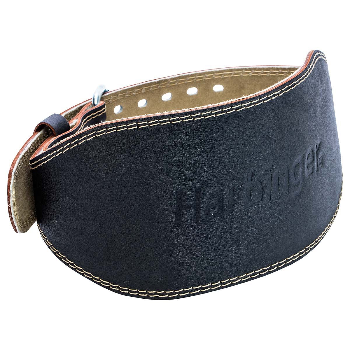 Harbinger 4" Padded Leather Weight Lifting Belt - Small