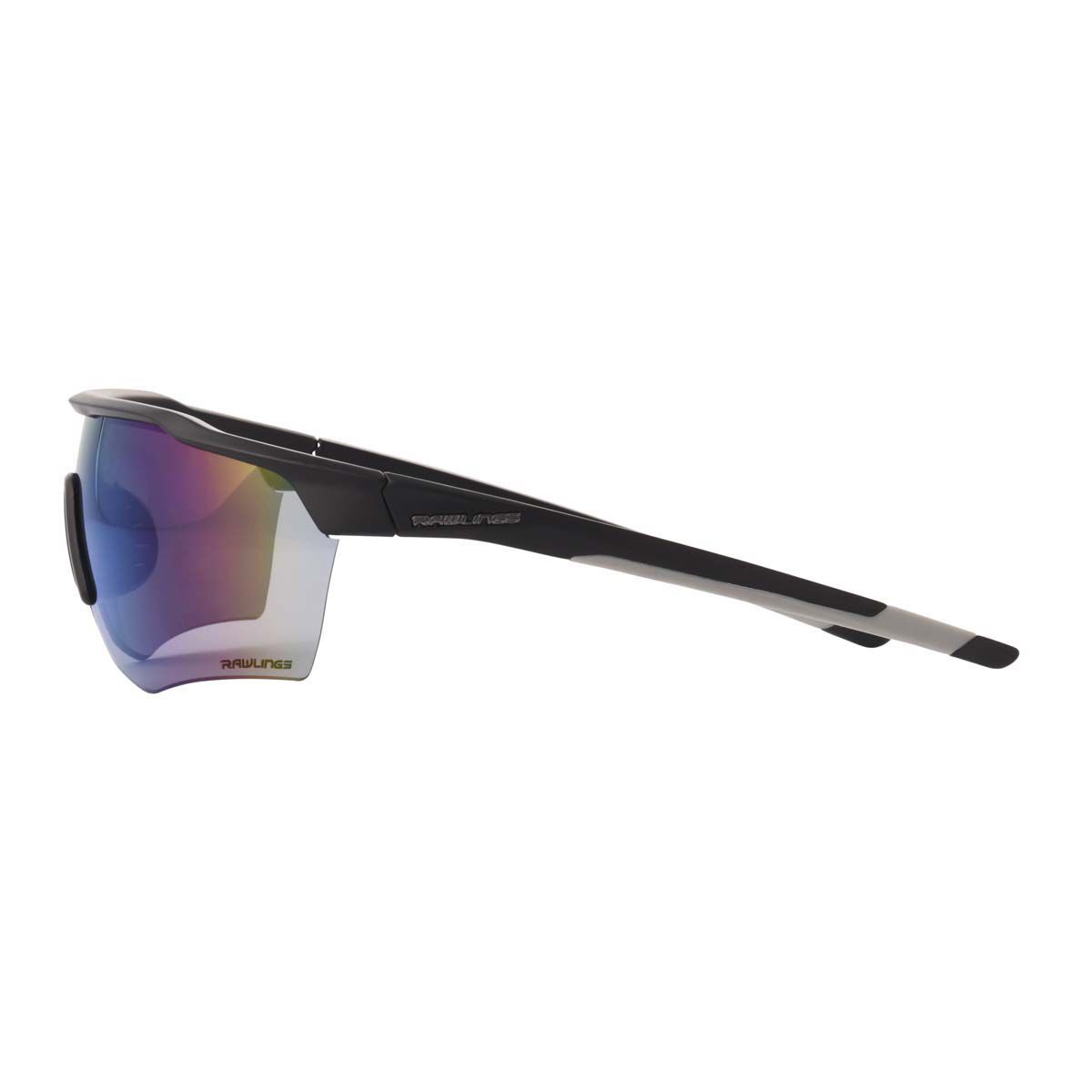 Rawlings Youth Youth Black Blue Mirror Shutout Sunglasses