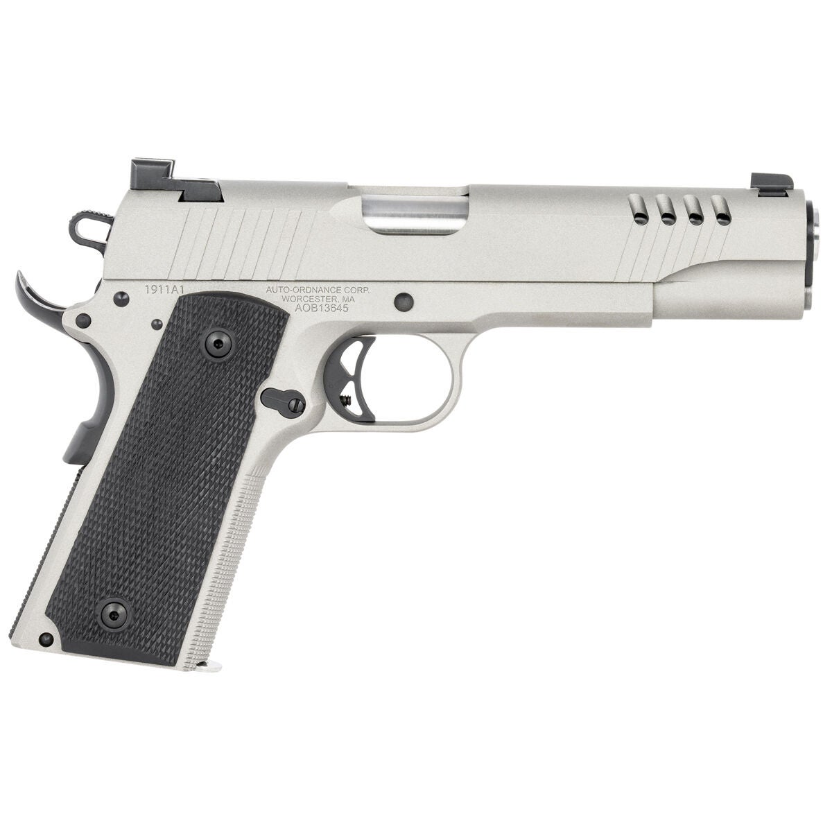 Auto Ordnance 1911-A1 45 ACP Silver Handgun