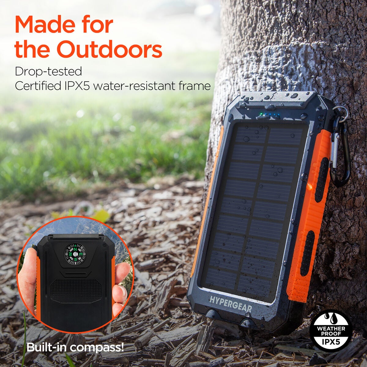 Hypergear 10000mAh Solar Power Bank