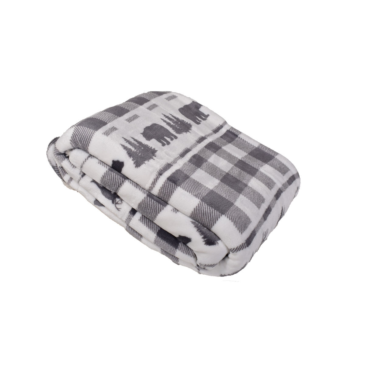 Montauk Deer,Bear,Buffalo Print Blanket