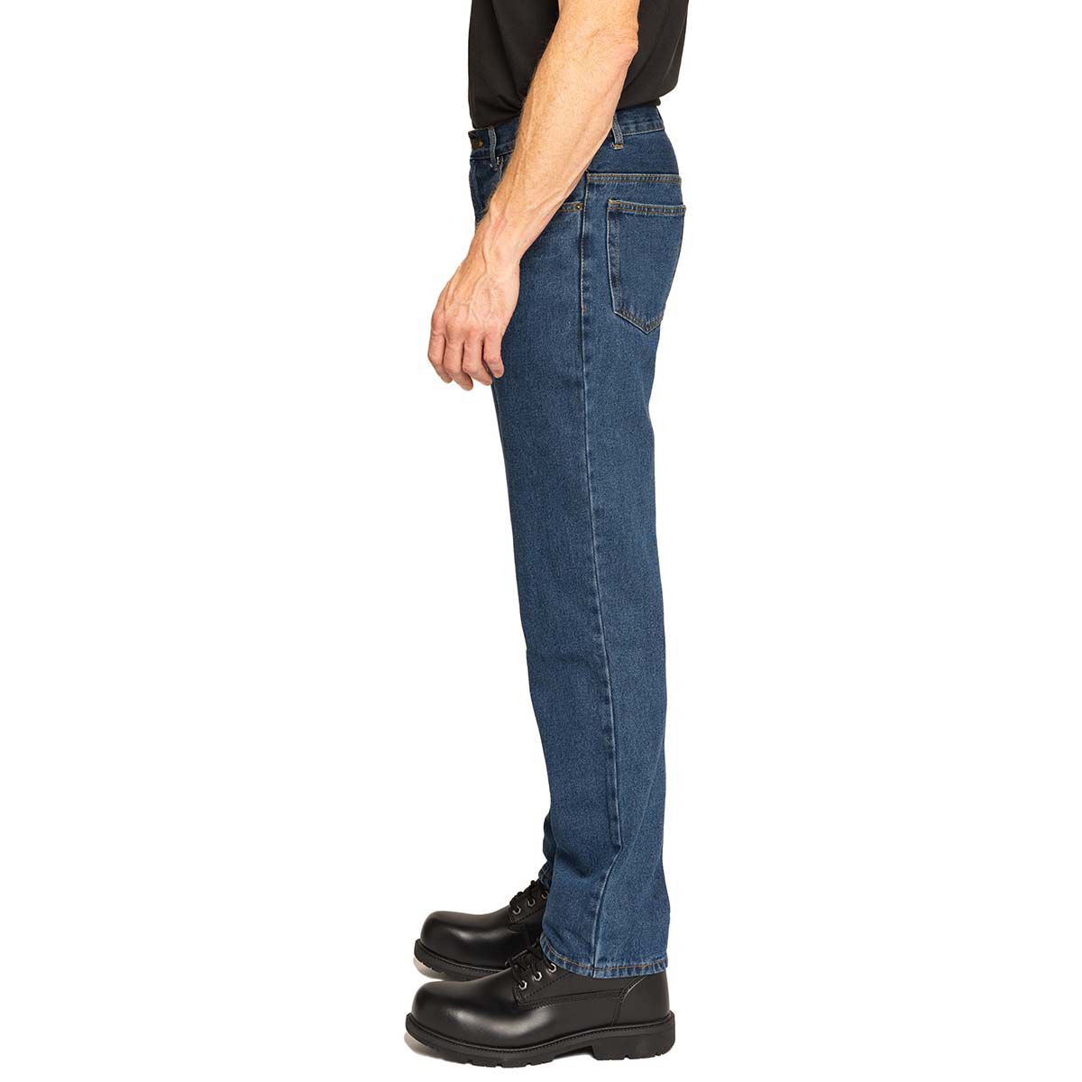 Full Blue Men's 5 Pocket Regular Jeans