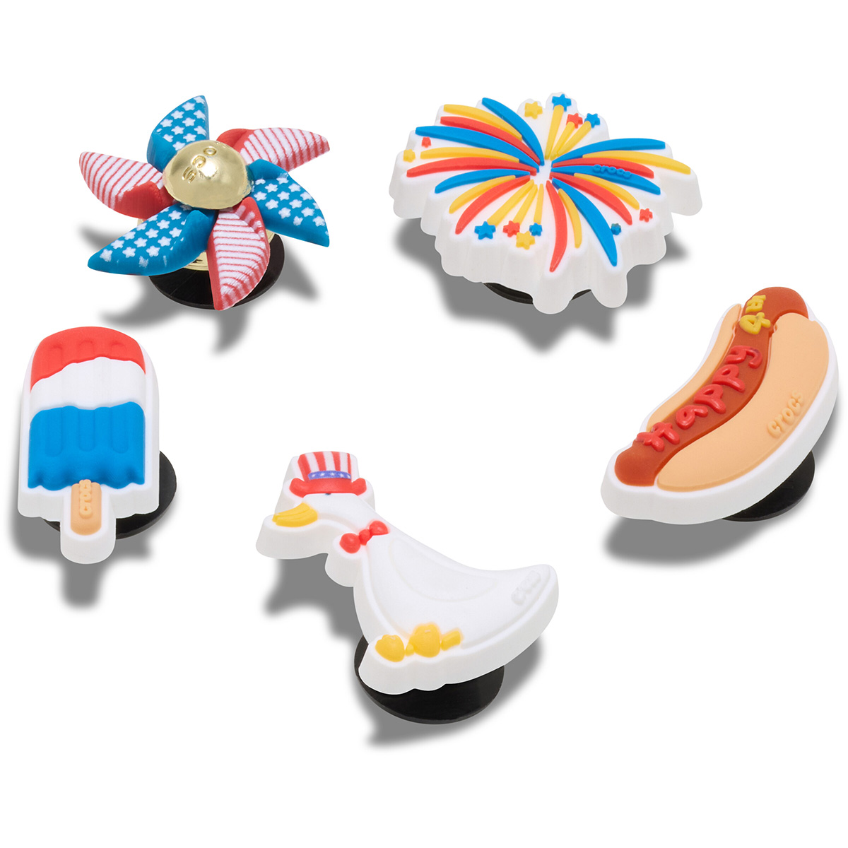Jibbitz 4th of July 5 Pack Charms