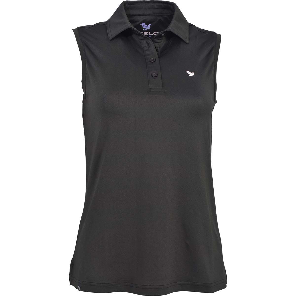 Veelo Golf Women's Solid Sleeveless Polo