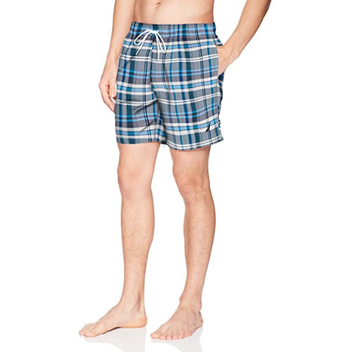 Nautica Men's Striped Swim Trunks