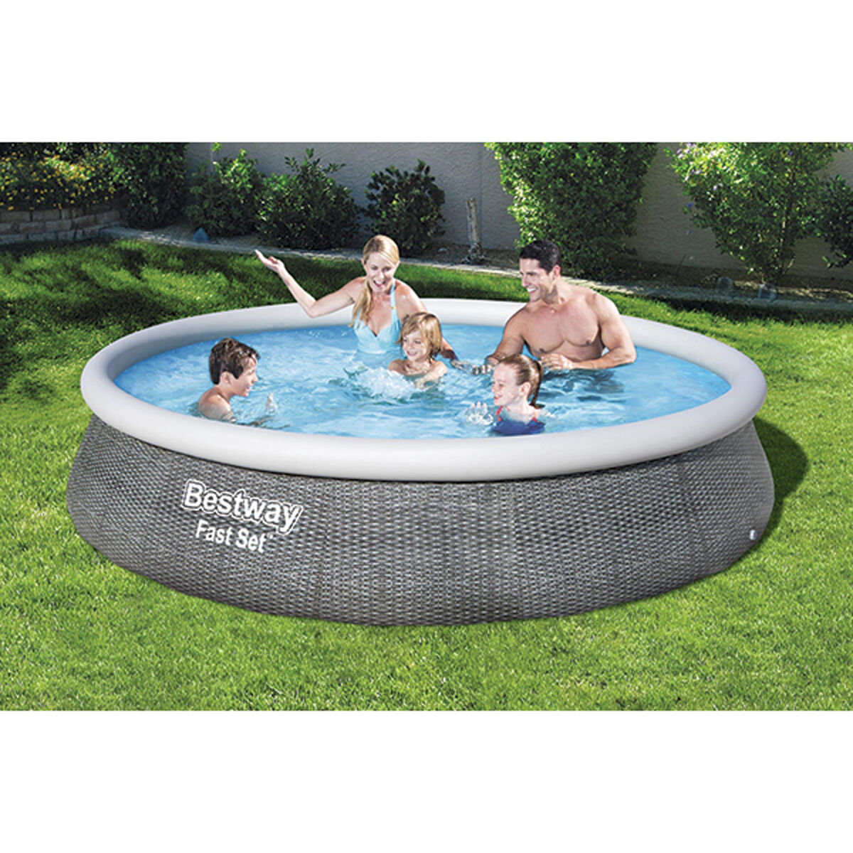 Quick Set Inflatable Pool Set Complete Bestway Fast Set 13' x 33