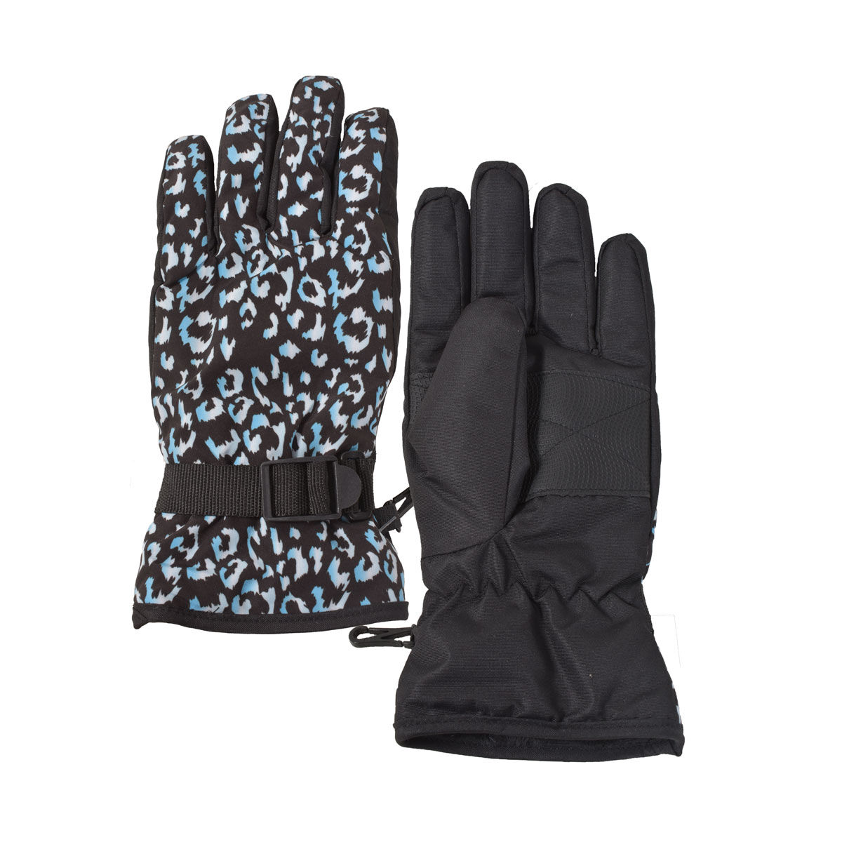 Huntworth Girls' Leopard Ski Glove