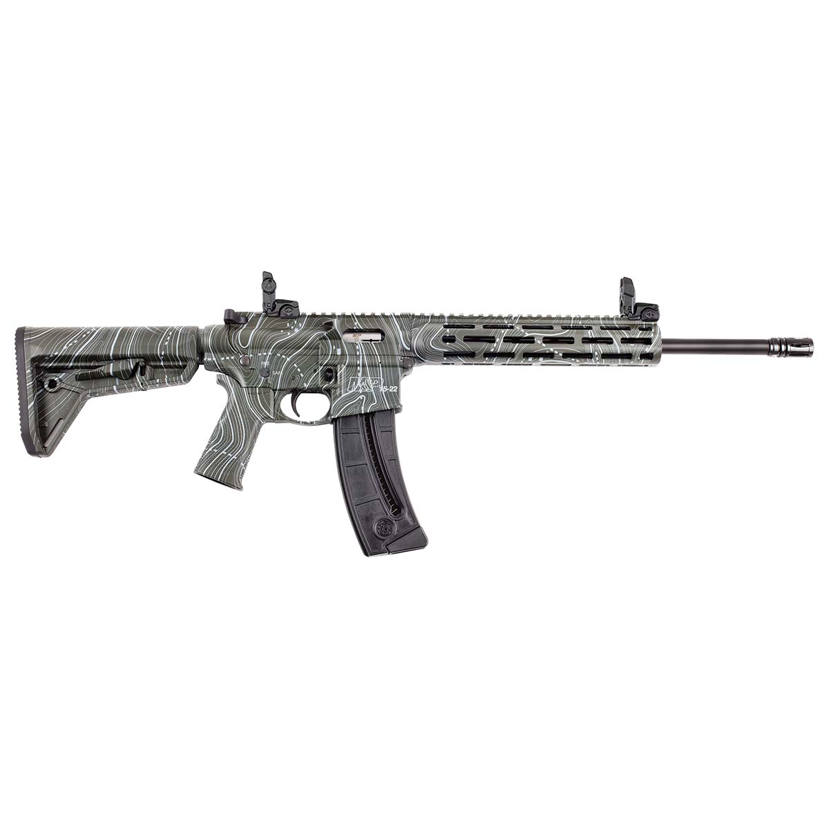 Smith & Wesson 22LR MOE 16.5 25R ODGTOP Rimfire Rifle