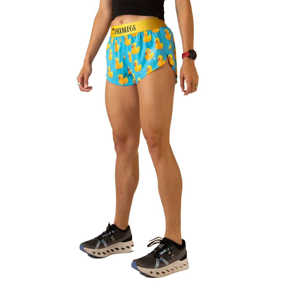 Chickn Legs Women's 1.5" Shorts Rubber Ducky
