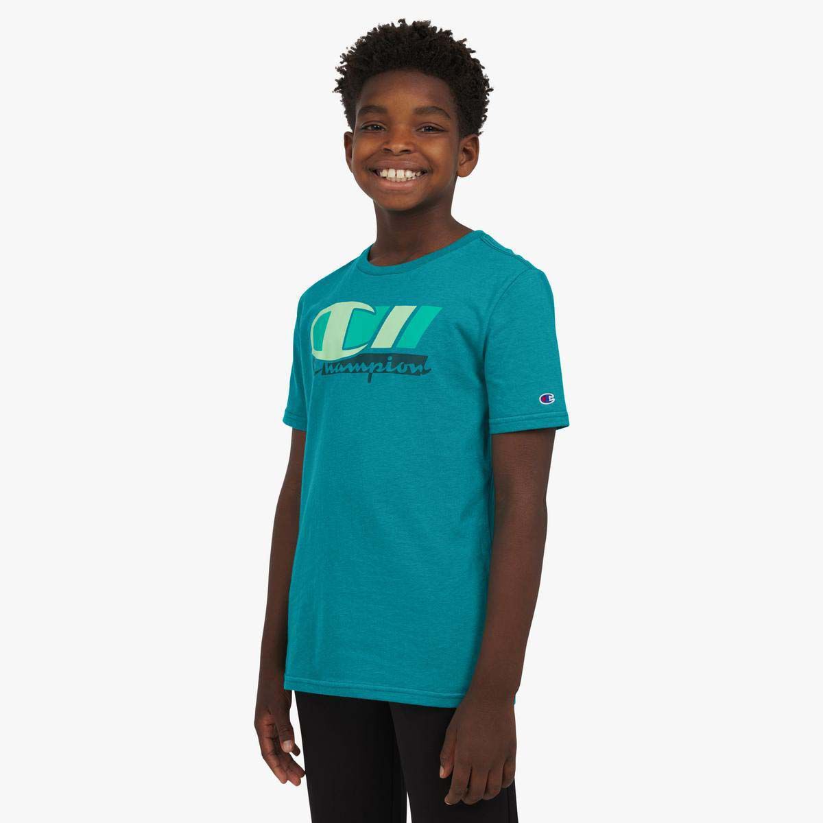 Champion Boys' Script Tee