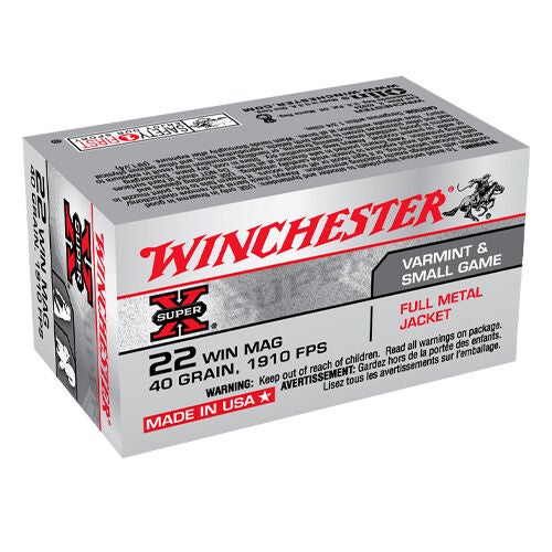 Winchester 22 Win Mag, 40 Grains