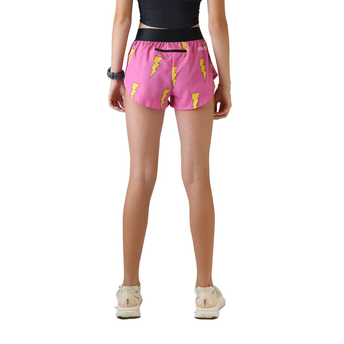 Chickn Legs Women's 1.5" Shorts Pink Bolts