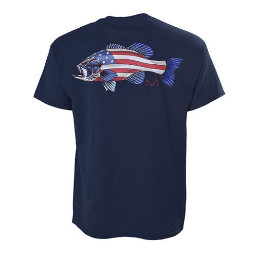 Rt Fishing Fishing Men's LC Ameribass Land Free Tee