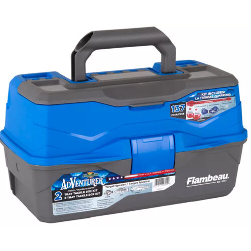 flambeau tray tackle box Flambeau 3 Red Gray Flambeau The Lil Brute Box with Lift Flambeau Adventurer 2-Tray Tackle Box