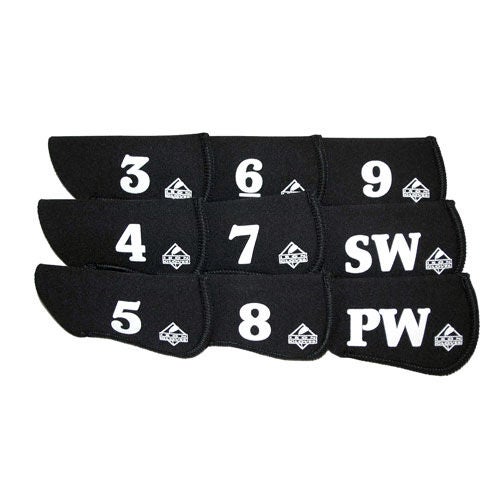 Iron Gloves - Set Of 9 Neoprene Iron Golf Club Headcovers