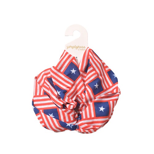 Simply Nova Basket Weave USA Headwrap