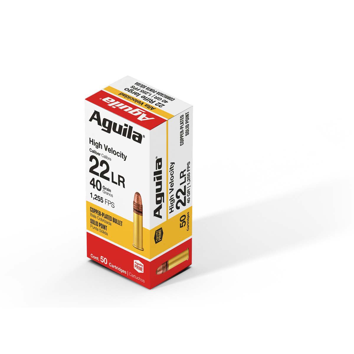 Aguila .22 LR SUPER EXTRA 40 GR COPPER JACKET