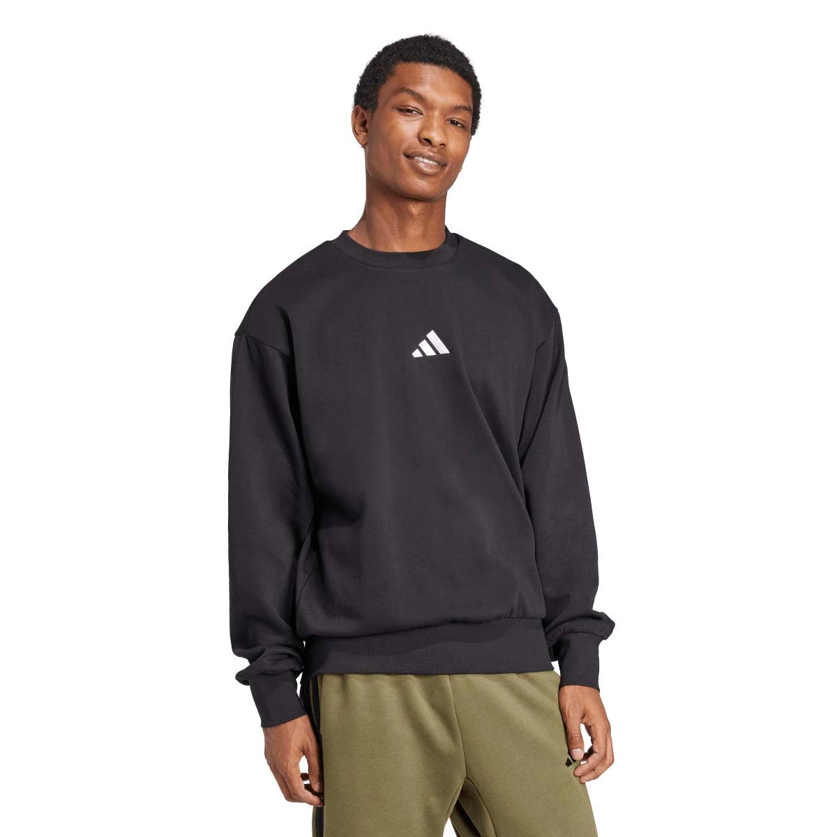 adidas Men's Essentials Feelcozy Fleece Sweatshirt