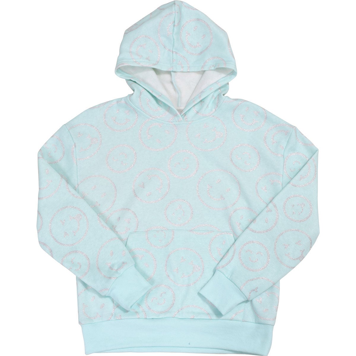 Freestyle Girls' Emoji Glitter Hoodie