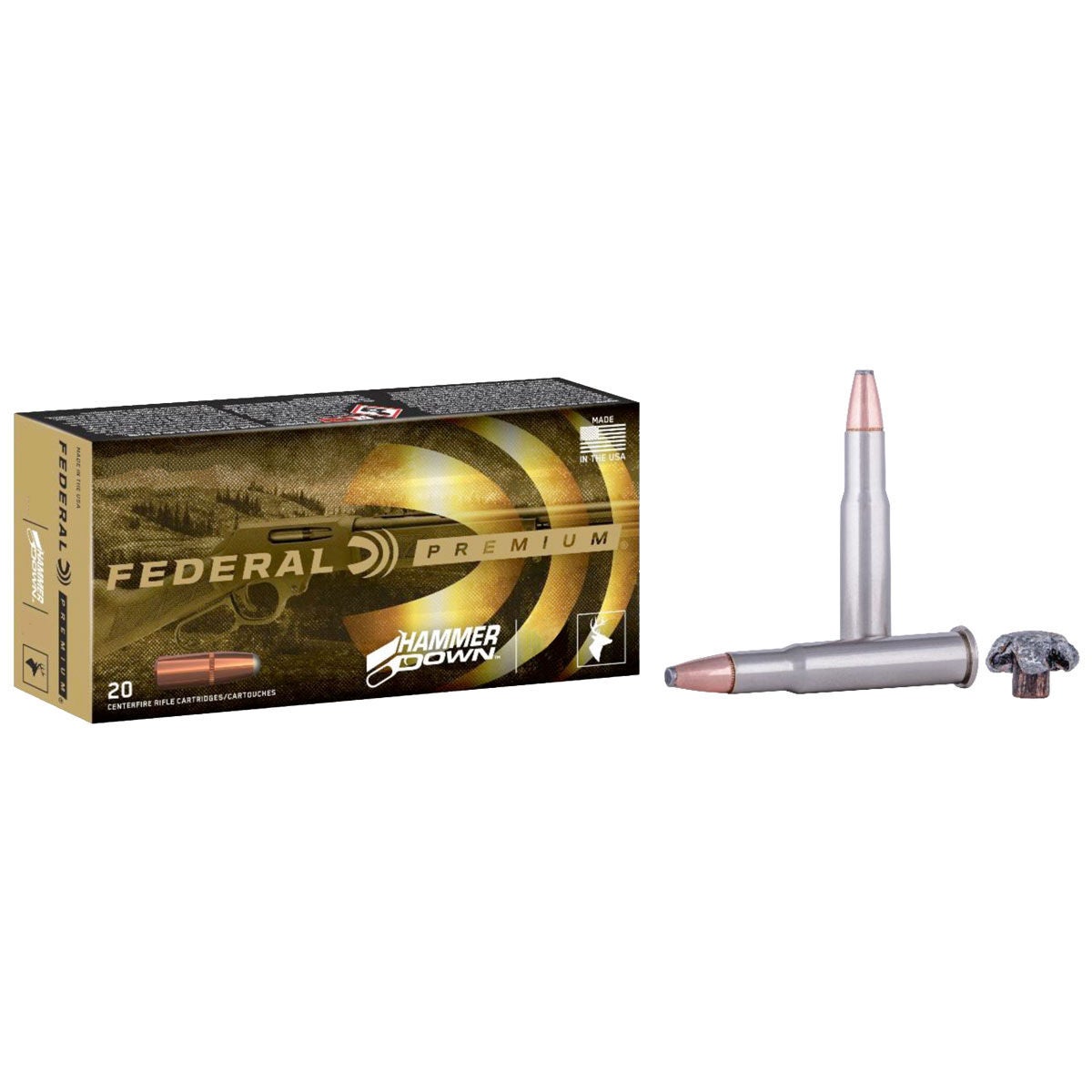 Federal .45 Colt Hammer Down 250GR Ammunition