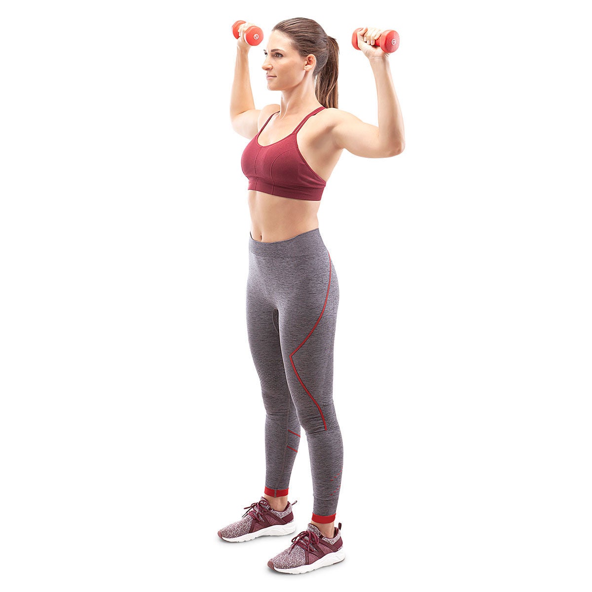 Marcy 3-Pair Neoprene Dumbbell Set with Case