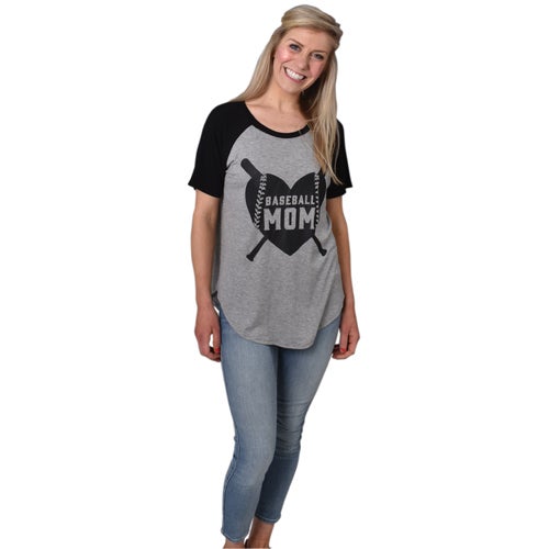 Flawless Women's Baseball Mom Tee