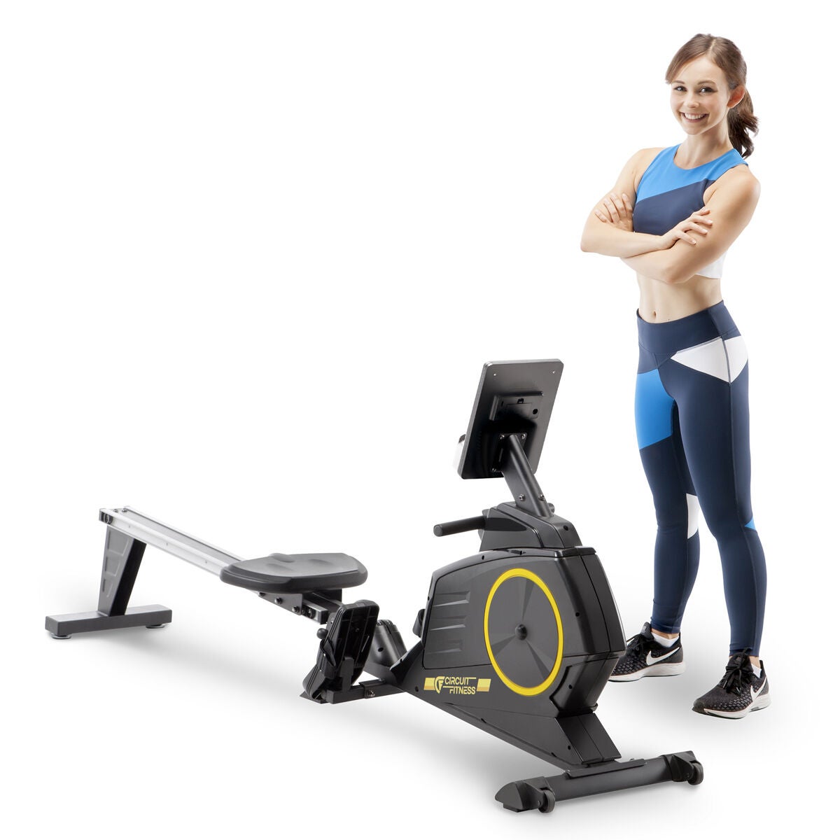 Circuit Fitness Deluxe Foldable Magnetic Rowing Machine