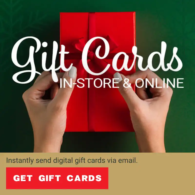 Gift Card In-Store & Online