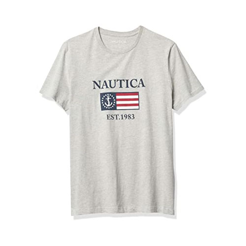Nautica Men's Short Sleeve Flag Tee