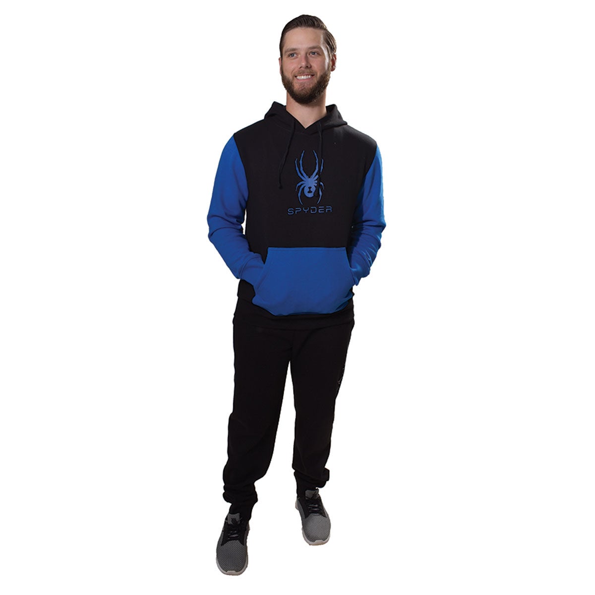 Spyder Men's Color Block Logo Hood