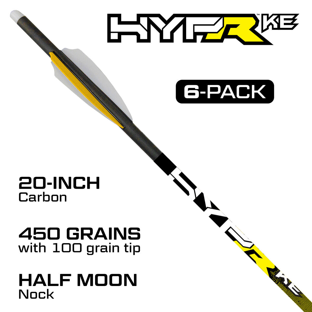 Killer Instinct HYPR  KE 20" Crossbow Bolts 6 Pack
