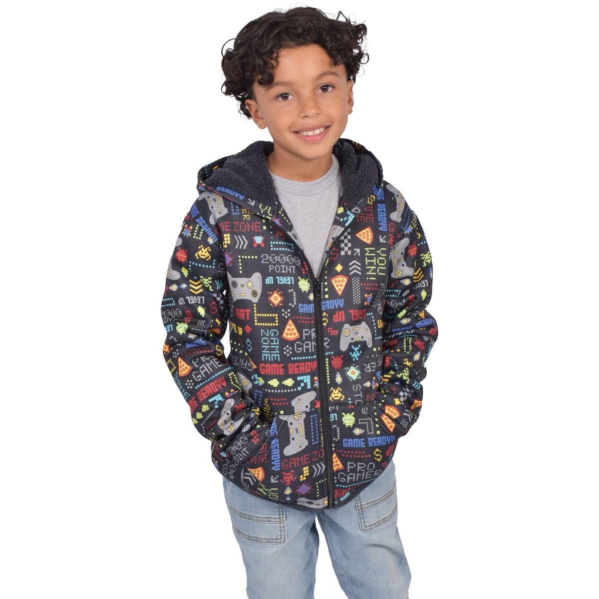 Canyon Creek Boy's Sherpa Lined Jacket