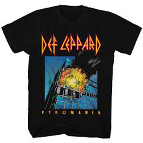 Def Leppard Men's Short Sleeve Pyromania Short Sleeve Tee