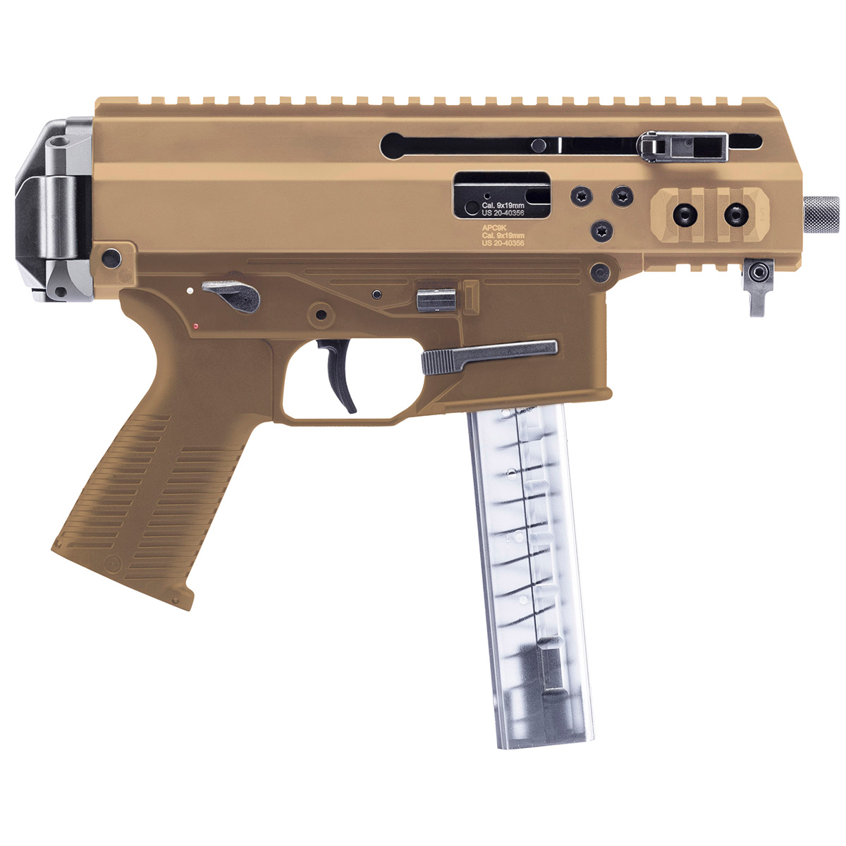 B&t Firearms APC9K PRO 9MM 4.3 30R COY Handgun