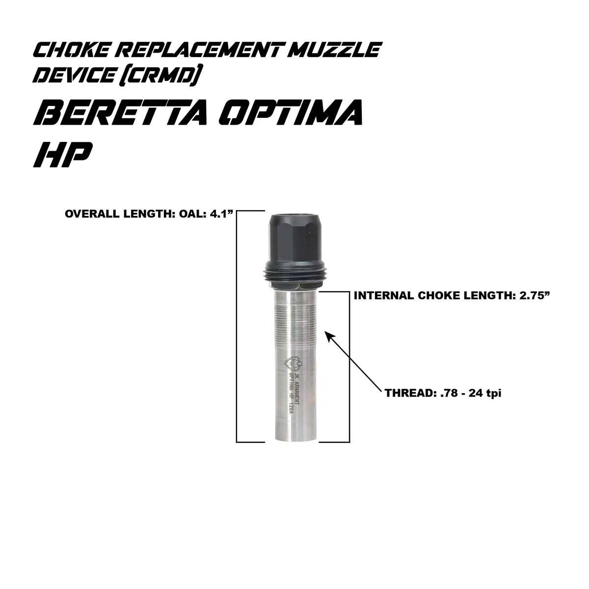 Jk Armament CHOKE 12ga Beretta Optima HP