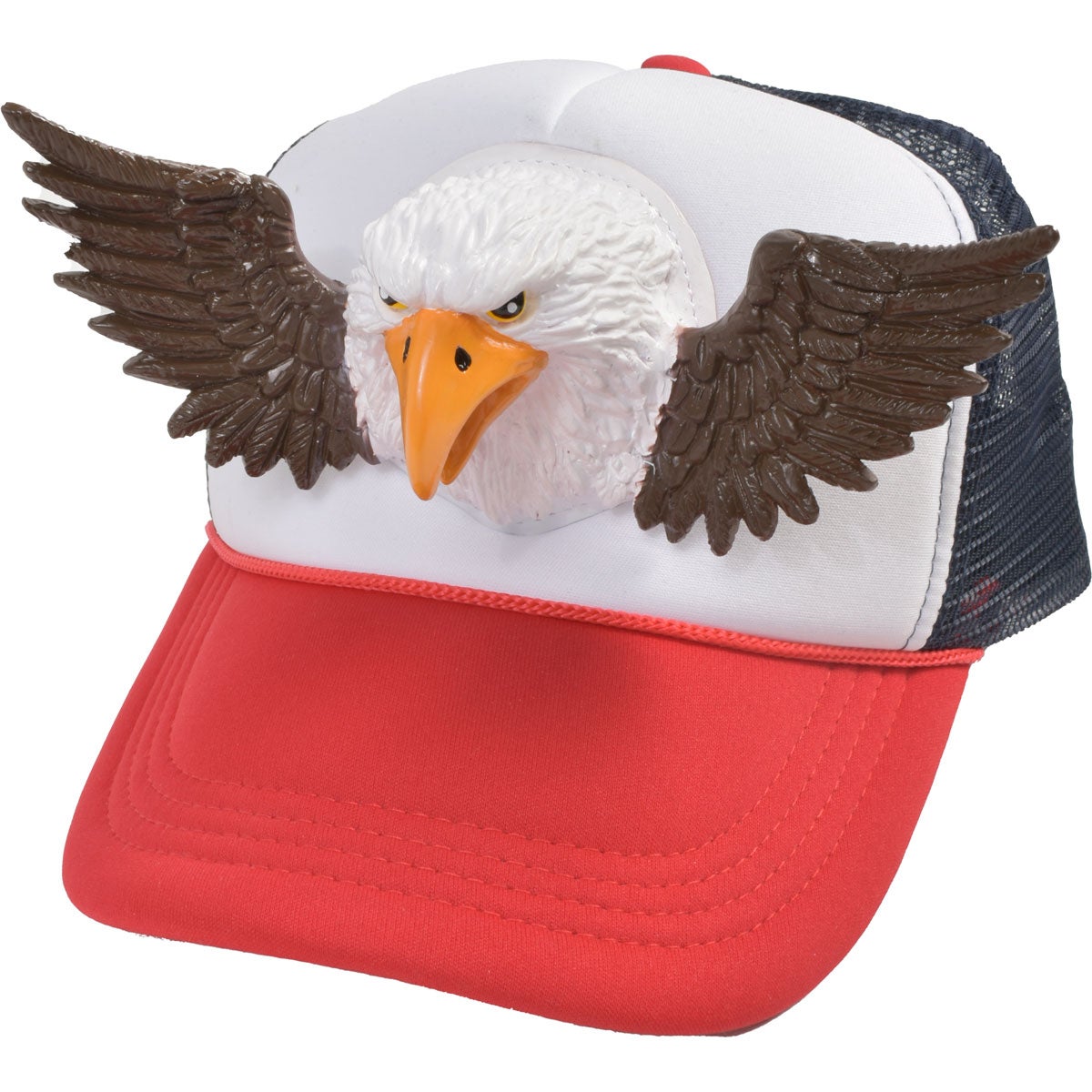 Lucky 7 3D Eagle Trucker Hat