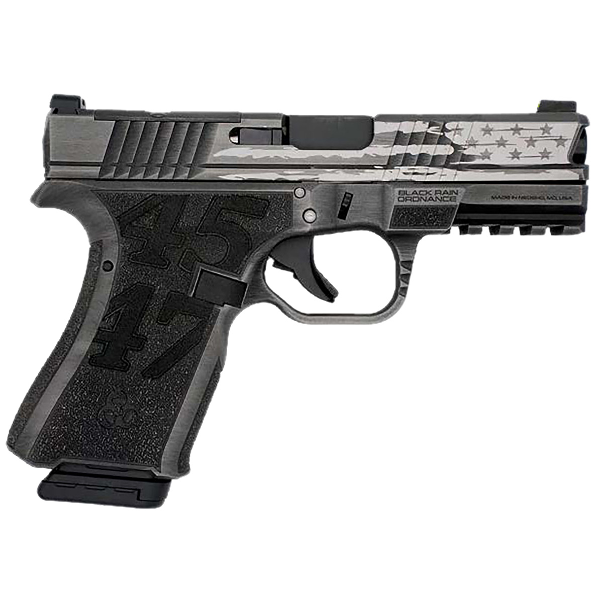 Black Rain Ordn FRONTLINE 9 4" GM/GB 15+1 Pistol