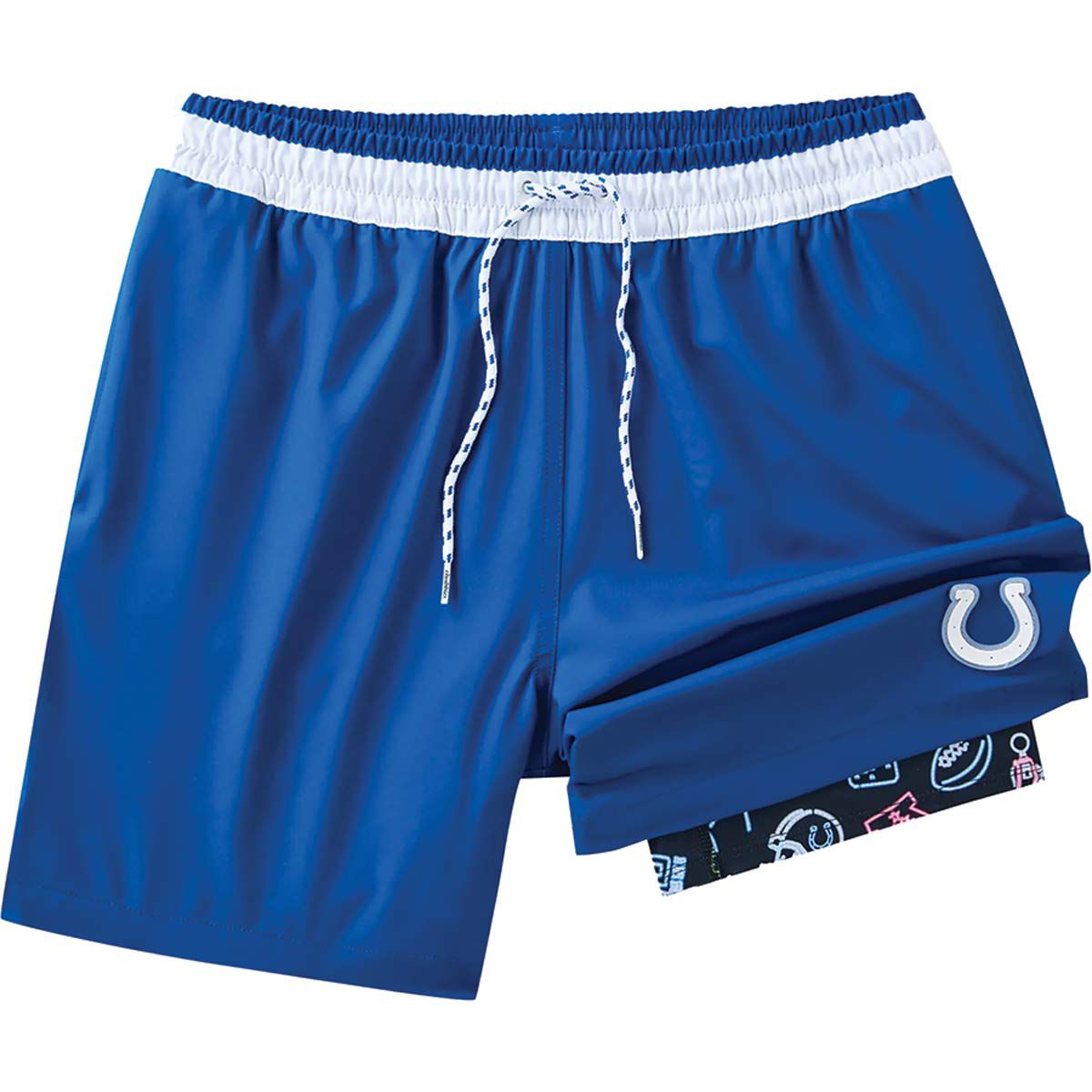 Chubbies Men's Indianapolis Colts Solid Swim Trunks