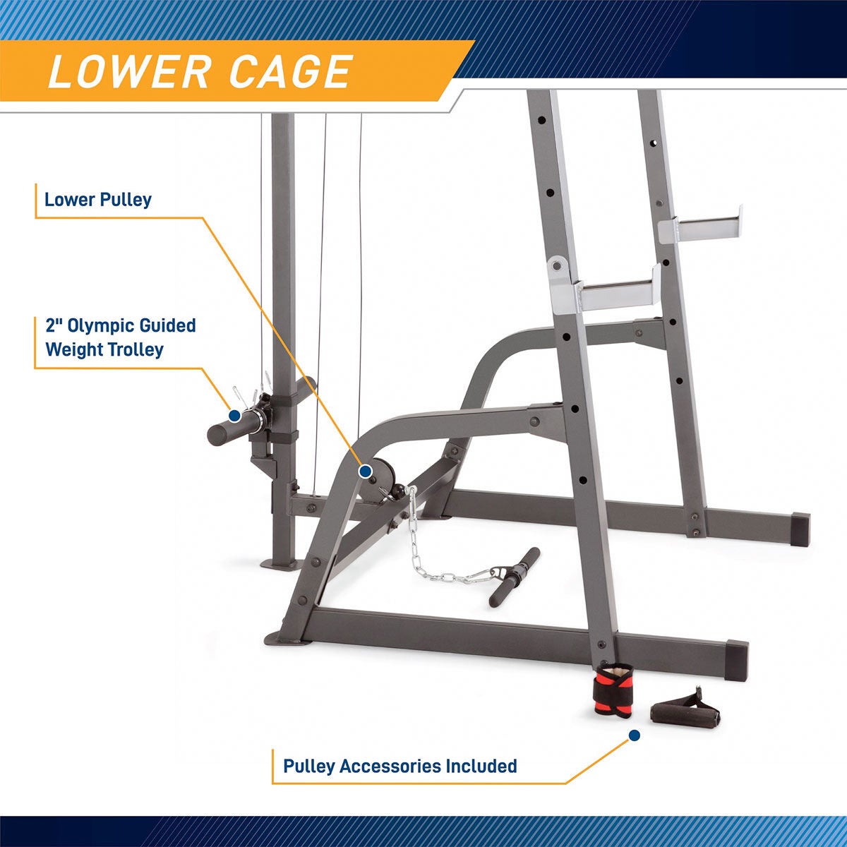 Marcy Deluxe Smith Cage System with Weight Bench