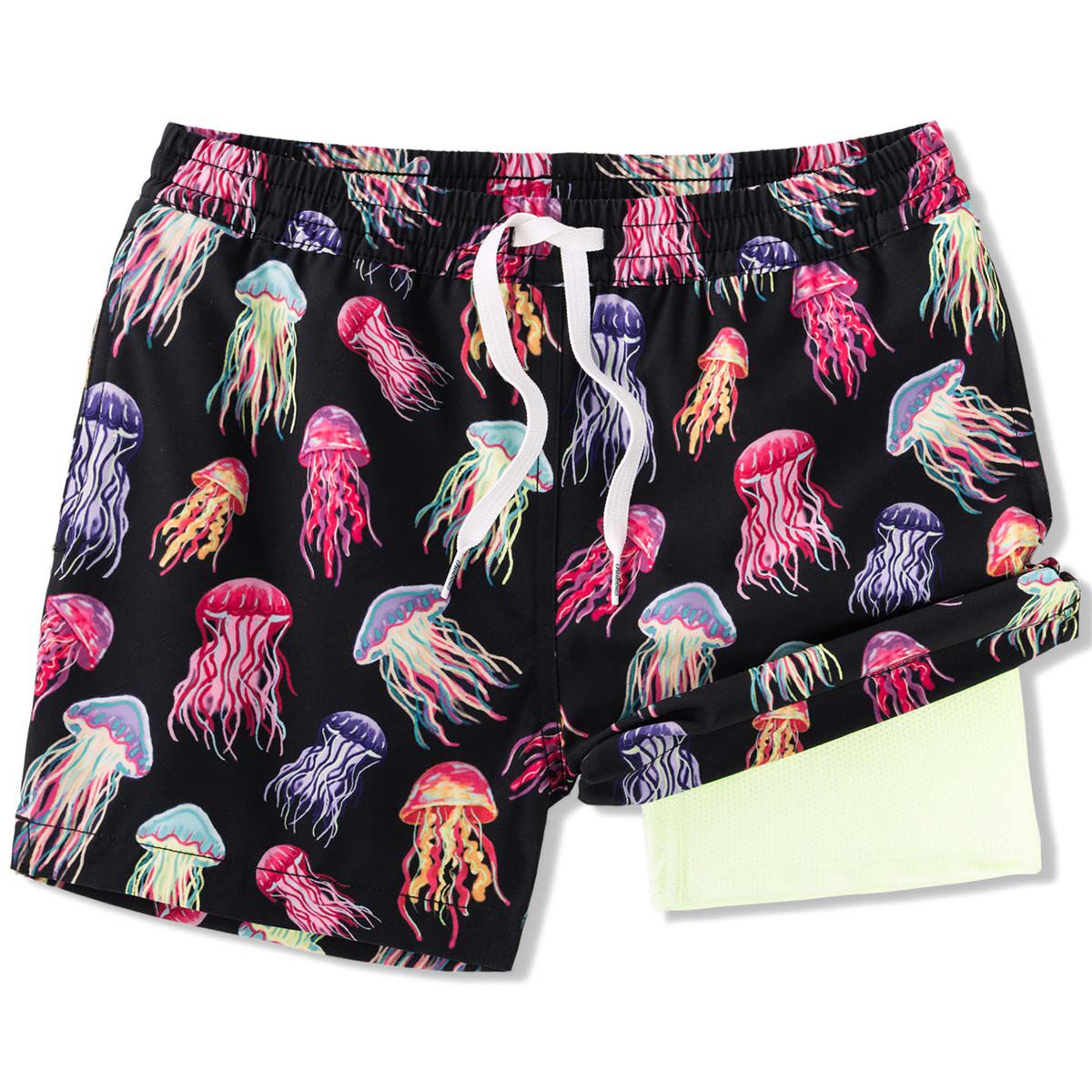 Chubbies Boys' Don't Be Jellies Lined Classic Swim Trunk- Shorter