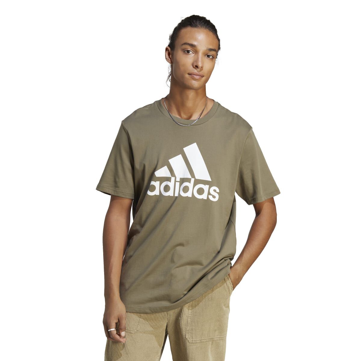 adidas Men's Essentials Single Jersey Big Logo Tee