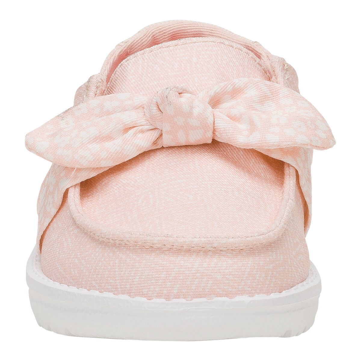 HeyDude Youth Wendy Pink Bow Shoes
