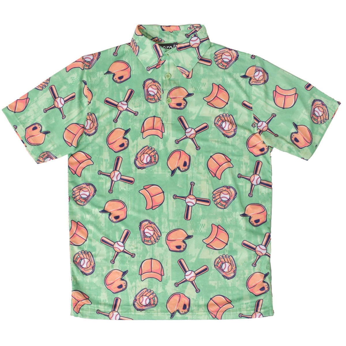 Aeroline Boy's Short Sleeve Print Polo