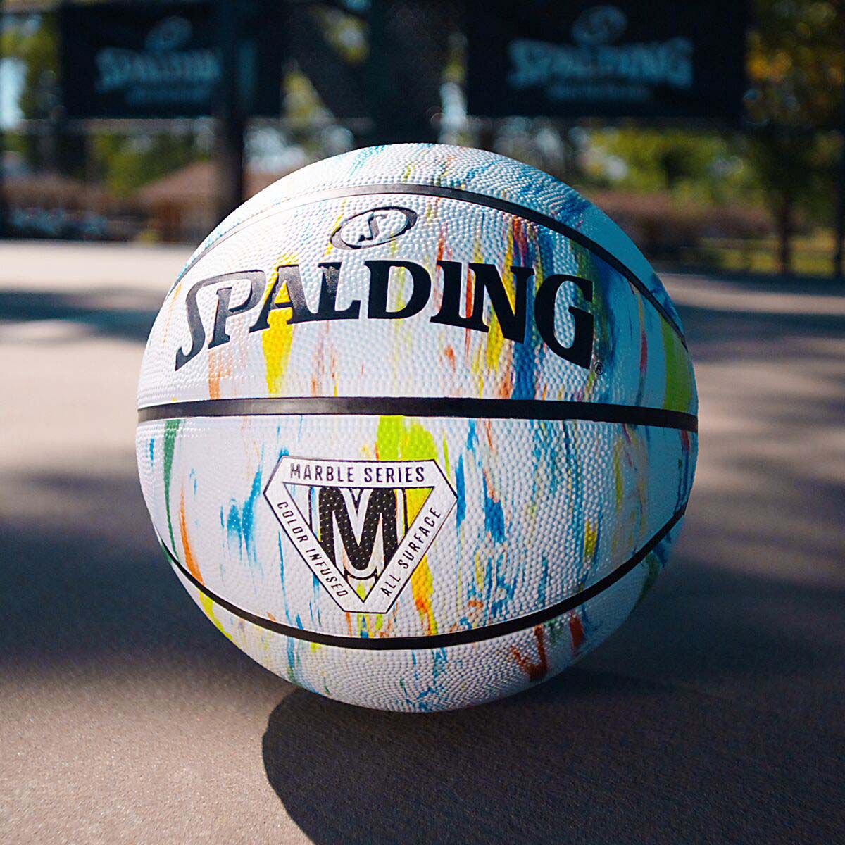 Spalding Official Marble Series Basketball