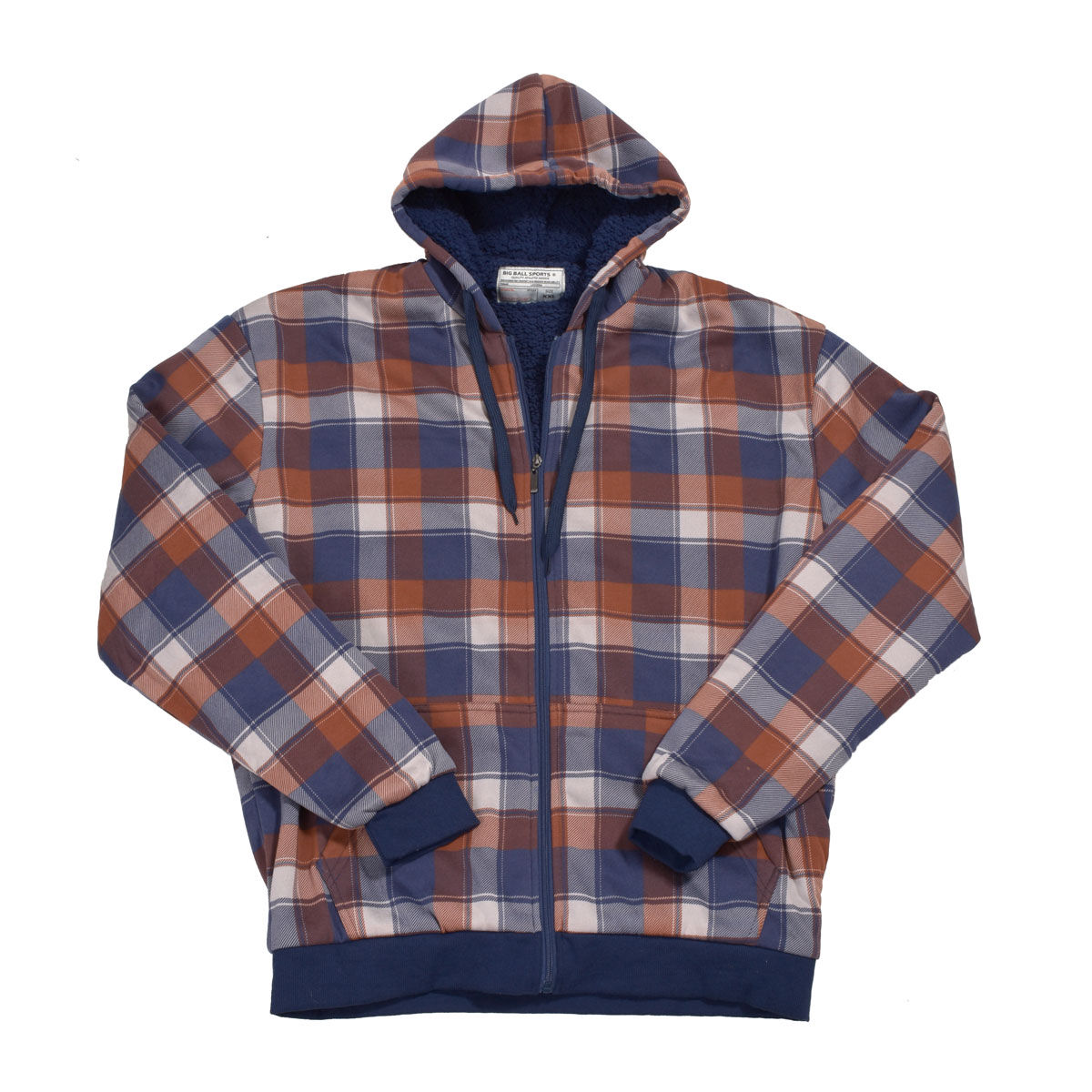Big Ball Sports Men's Sherpa Full Zip Jacket