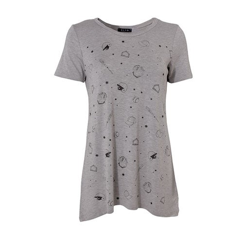 Blvd Ss Aop Baseball Tee